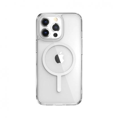 SwitchEasy MagCrush Case - хибриден удароустойчив кейс с MagSafe за iPhone 13 Pro (прозрачен)