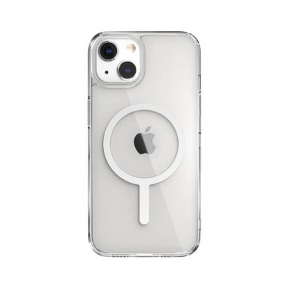 SwitchEasy MagCrush Case - хибриден удароустойчив кейс с MagSafe за iPhone 13 (прозрачен)