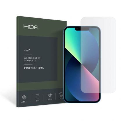 Hofi Hybrid Pro Plus Screen Protector - хибридно защитно покритие за дисплея на iPhone 13, iPhone 13 Pro (прозрачен)