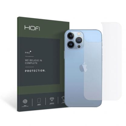Hofi Hybrid Pro Plus Back Protector - хибридно защитно покритие за задната част на iPhone 13 Pro (прозрачно)