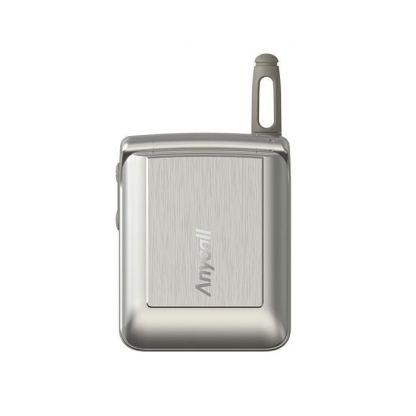 Samsung Anycall Retro Cover GP-FPR190HIBFW - оригинален поликарбонатов ретро кейс за Samsung Galaxy Buds Live, Galaxy Buds Pro (златист) 