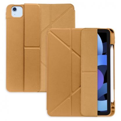 Torrii Torrio Plus Case - кожен кейс и поставка с отделение за Apple Pencil за Apple Pencil за iPad Air 4 (2020), iPad Pro 11 M1 (2021), iPad Pro 11 (2020), iPad Pro 11 (2018) (кафяв)