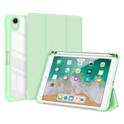 DUX DUCIS Toby Tablet Case - хибриден удароустойчив кейс с отделение за Apple Pencil 2 за iPad mini 6 (2021) (зелен)