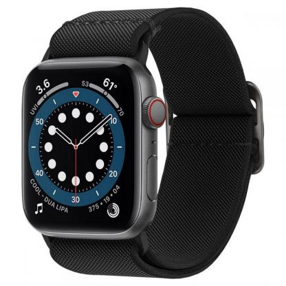Spigen Fit Lite Band - лека текстилна каишка за Apple Watch 38мм, 40мм, 41мм (черен)