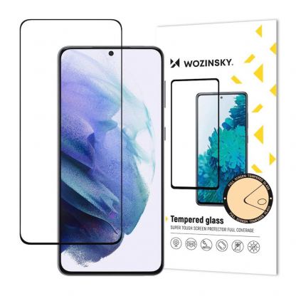 Wozinsky Full Glue 3D Tempered Glass - калено стъклено защитно покритие за дисплея на Samsung Galaxy S22 (черен-прозрачен)