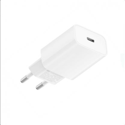 Xiaomi Mi Charger USB-C 20W PD - захранване за ел. мрежа 20W с USB-C изход и технология за бързо зареждане (бял)