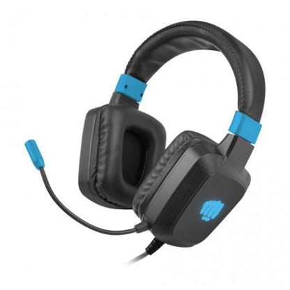 Fury Backlit Gaming Headset Raptor NFU-1584 - USB гейминг слушалки с подцветка и микрофон за PC (черен-син)