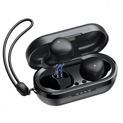 Joyroom TWS Bluetooth Earphones JR-TL1 Pro - безжични блутут слушалки със зареждащ кейс (черен)