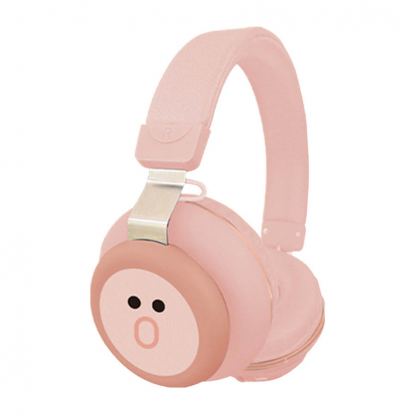 Gjby CA-030 Dinosaur BT Wireless On-Ear Headphones - безжични блутут слушалки, подходящи за деца (оранжев)