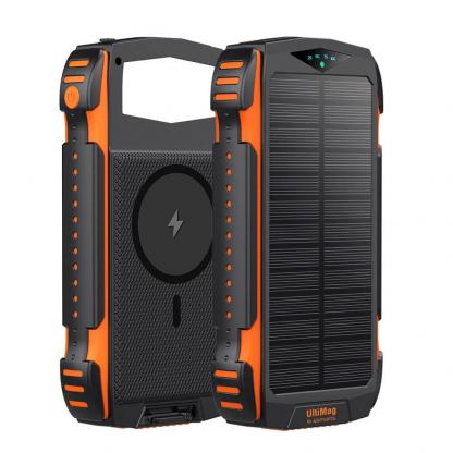 4smarts Solar Power Bank Rugged TitanPack Ultimag 20000mAh - соларна удароустойчива външна батерия с 5xUSB изхода, компас и фенер 