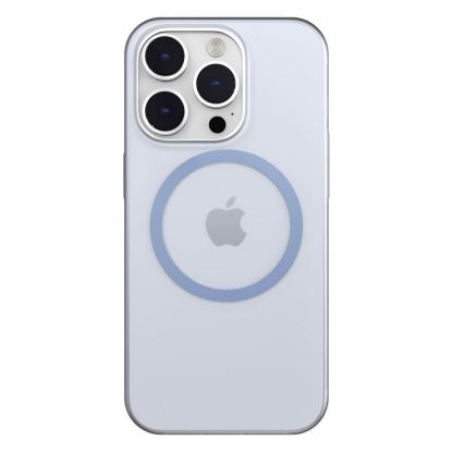 SwitchEasy Gravity M Case - тънък полипропиленов кейс с Magsafe за iPhone 14 Pro (син-прозрачен)