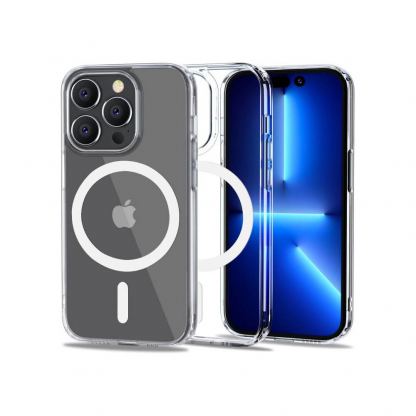 Tech-Protect Flexair Hybrid MagSafe Case - хибриден удароустойчив кейс с MagSafe за iPhone 14 Pro Max (прозрачен)