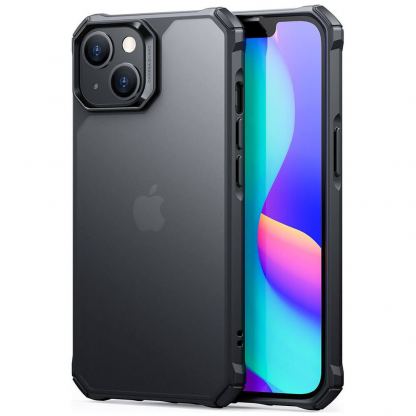 ESR Air Armor Case - хибриден удароустойчив кейс за iPhone 14 Plus (черен-мат)