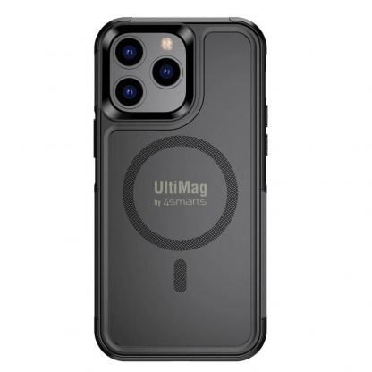 4smarts Defend Case with UltiMag - хибриден удароустойчив кейс с MagSafe за iPhone 14 Pro Max (черен)