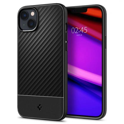 Spigen Core Armor - силиконов (TPU) калъф с висока степен на защита за iPhone 14 (черен)