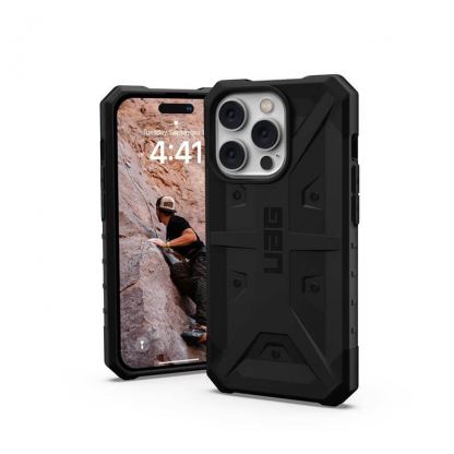 Urban Armor Gear Pathfinder Case - удароустойчив хибриден кейс за iPhone 14 Pro Max (черен)