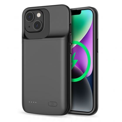 Кейс с вградена батерия 4 800mAh - Tech-Protect Power Battery Case за iPhone 14, iPhone 14 Pro (черен)