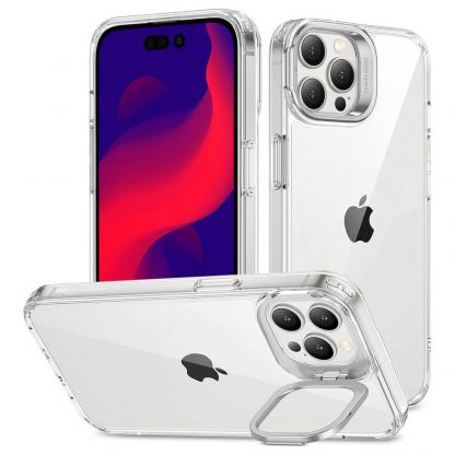ESR Classic Kickstand Case - хибриден кейс с висока степен на защита за iPhone 14 Pro Max (прозрачен) 