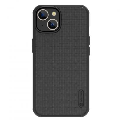 Nillkin Super Frosted Pro Case - хибриден удароустойчив кейс за iPhone 14 (черен) 
