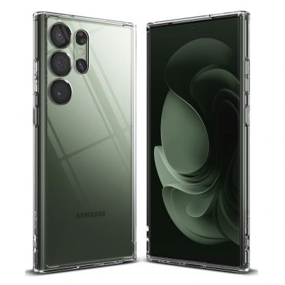 Ringke Fusion Crystal Case - хибриден удароустойчив кейс за Samsung Galaxy S23 Ultra (прозрачен)
