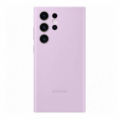 Samsung Silicone Cover Case EF-PS918TV оригинален силиконов кейс за Samsung Galaxy S23 Ultra (лилав)