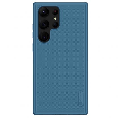 Nillkin Super Frosted Shield Pro Case - хибриден удароустойчив кейс за Samsung Galaxy S23 Ultra (син)