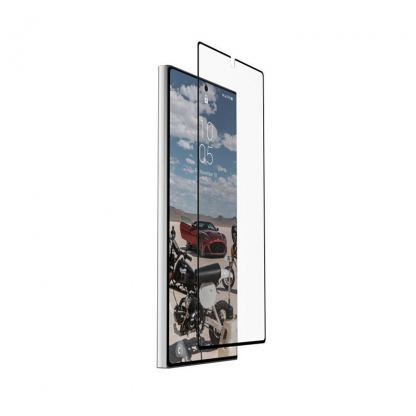 Urban Armor Gear Flex Screen Shield Plus - хибридно стъклено защитно покритие за дисплея на Samsung Galaxy S23 Ultra (прозрачен)