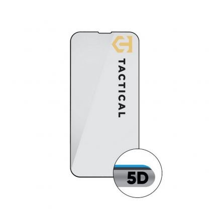 Tactical Glass Shield 5D - калено стъклено защитно покритие за дисплея на iPhone 15 Pro (прозрачен-черен)