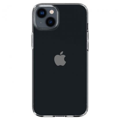 Spigen Crystal Flex Case - тънък качествен силиконов (TPU) калъф за iPhone 15 (прозрачен) 