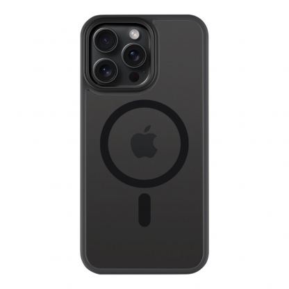 Tactical MagForce Hyperstealth Cover - хибриден удароустойчив кейс с MagSafe за iPhone 15 Pro Max (черен)