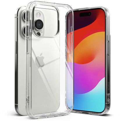 Ringke Fusion Crystal Case - хибриден удароустойчив кейс за iPhone 15 Pro Max (прозрачен)