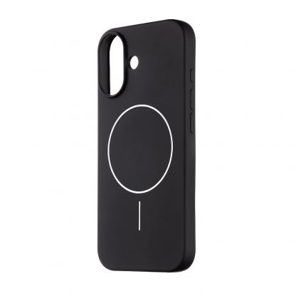 Силиконов (TPU) калъф с MagSafe за iPhone 17 - OBALME MagNetix Matte TPU MagSafe Case (черен)