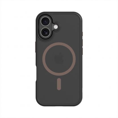 Хибриден удароустойчив кейс с MagSafe за iPhone 17 - Tactical MagForce Hyperstealth 2.0 Cover (черен-кафяв)