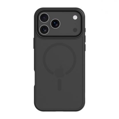 Хибриден удароустойчив кейс с MagSafe за iPhone 17 Pro Max - Tactical MagForce Hyperstealth Cover (черен)