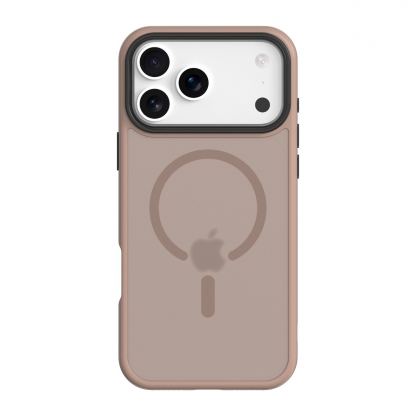 Хибриден удароустойчив кейс с MagSafe за iPhone 17 Pro Max - Tactical MagForce Hyperstealth Cover (розово злато)