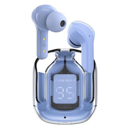 Безжични блутут слушалки със зареждащ кейс - Acefast T6 TWS In-Ear Bluetooth Earphones (син)