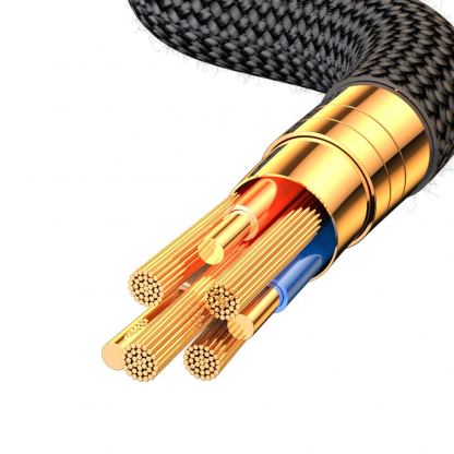 Joyroom USB-A to Lightning Cable with LED Display - USB-A към Lightning кабел с LED дисплей за Apple устройства с Lightning порт (120 см) (черен)