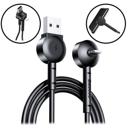 Baseus Maruko Lightning USB Cable - Lightning кабел за iPhone, iPad и iPod с Lightning (черен)