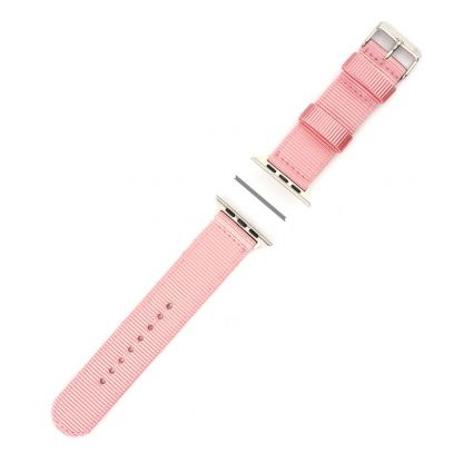 4smarts Fabric Wrist Band - текстилна каишка за Apple Watch 42мм, 44мм (розов)