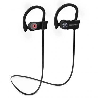 TeckNet G10940 Bluetooth 4.1 Sports Earphones - безжични спортни слушалки с микрофон за мобилни устройства (черен)