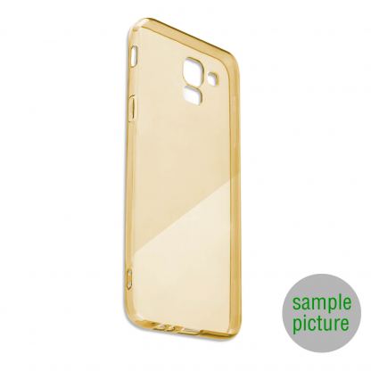 4smarts Soft Cover Invisible Slim - тънък силиконов кейс за iPhone XR (златист)