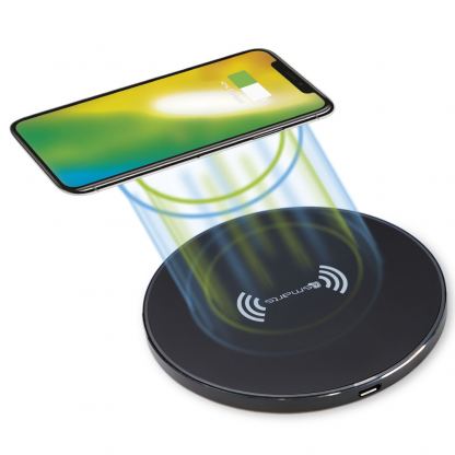 4smarts Inductive Fast Charger VoltBeam Style 10W - поставка (пад) за безжично захранване за QI съвместими устройства (черен)