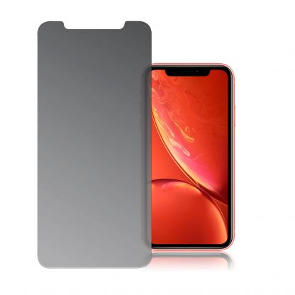 4smarts Second Glass Privacy Pro 4Way Anti-Spy - стъклено покритие с извити ръбове и определен ъгъл на виждане за iPhone 11, iPhone XR 