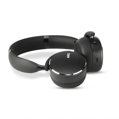 Samsung AKG Y500 Wireless Bluetooth Over-Ear - безжични слушалки за смартфони и мобилни устройства (черен)