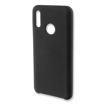 4smarts Cupertino Silicone Case - тънък силиконов (TPU) калъф за Huawei P Smart (2019) (черен)