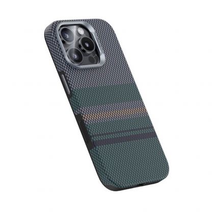 Удароустойчив кевларен кейс с MagSafe за iPhone 16 Pro Max - Benks Magnetic Armor Pro Aurora Camera Control Button Kevlar Case 600D (черен)
