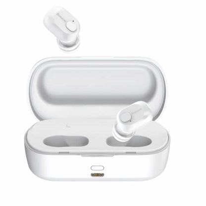 Baseus Encok W01 TWS In-Ear Bluetooth Earphones - безжични блутут слушалки за мобилни устройства (бял)