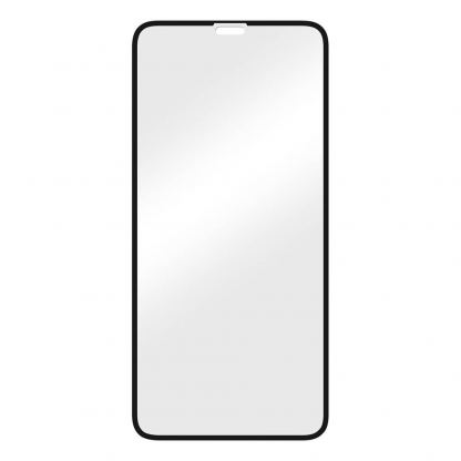 Displex Real Glass 10H Protector 3D Full Cover - калено стъклено защитно покритие за дисплея на iPhone 11, iPhone XR (черен-прозрачен)(bulk)