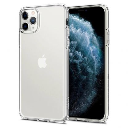 Spigen Liquid Crystal Case - тънък силиконов (TPU) калъф за iPhone 11 Pro (прозрачен) 