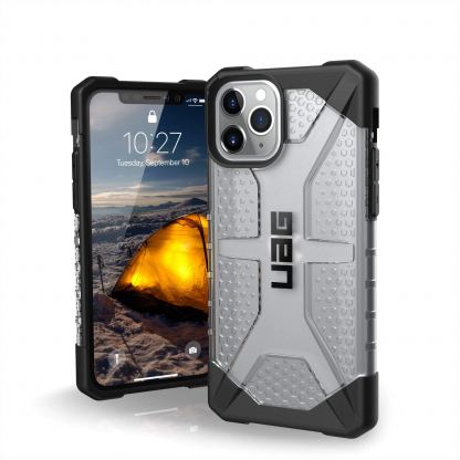Urban Armor Gear Plasma - удароустойчив хибриден кейс за iPhone 11 Pro (прозрачен)